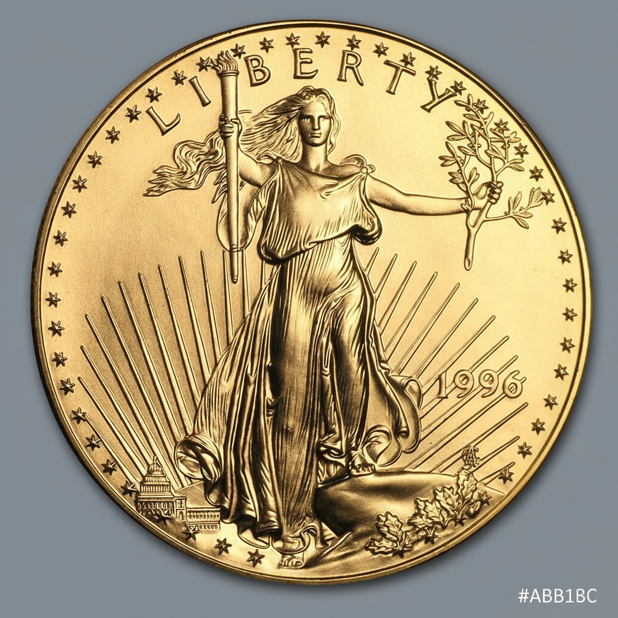 Gold bullion and coins