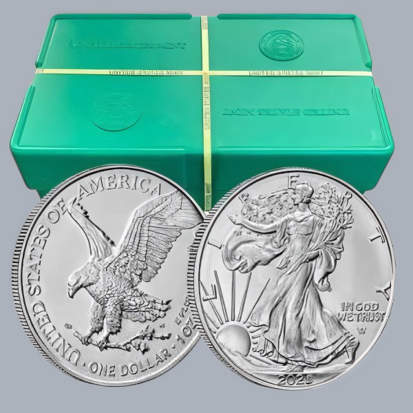 Silver bullion and coins
